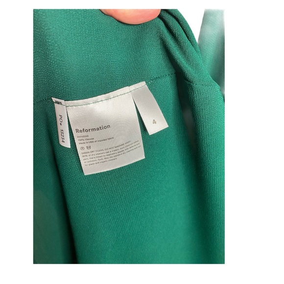 NWT Reformation Evelyn One Shoulder Gown 4 - Picture 12 of 16